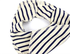 Petit Piao indigo plum/dark off white stribet savlesmæk (2-pak)